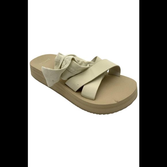 Sanuk Womens Highland Sling ST Sandal Natural - Medium - Picture 1 of 3